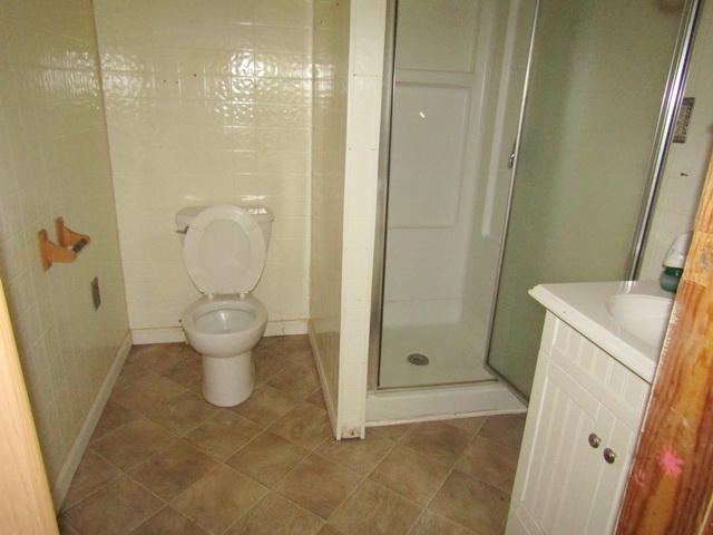 4816 Brush Creek Road Riner, VA 24149 - Photo 8 of 17 a bathroom with a granite countertop sink a toilet and shower