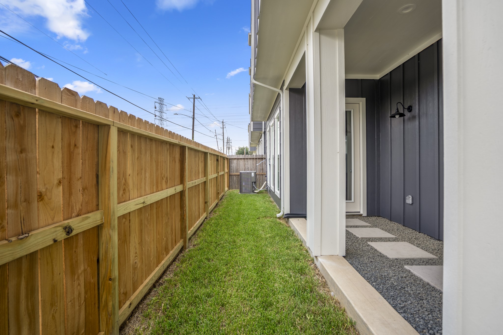 5229 Hillman Street, Unit A Houston, TX 77023 - Photo 36 of 50 a view of a backyard with pathway