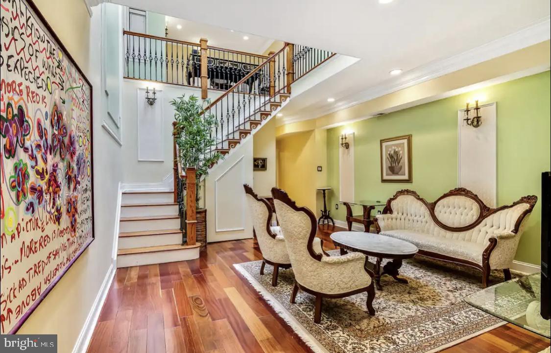 26 Strawberry Street Philadelphia, PA 19106 - Photo 14 of 64 a view of a livingroom with furniture and wooden floor