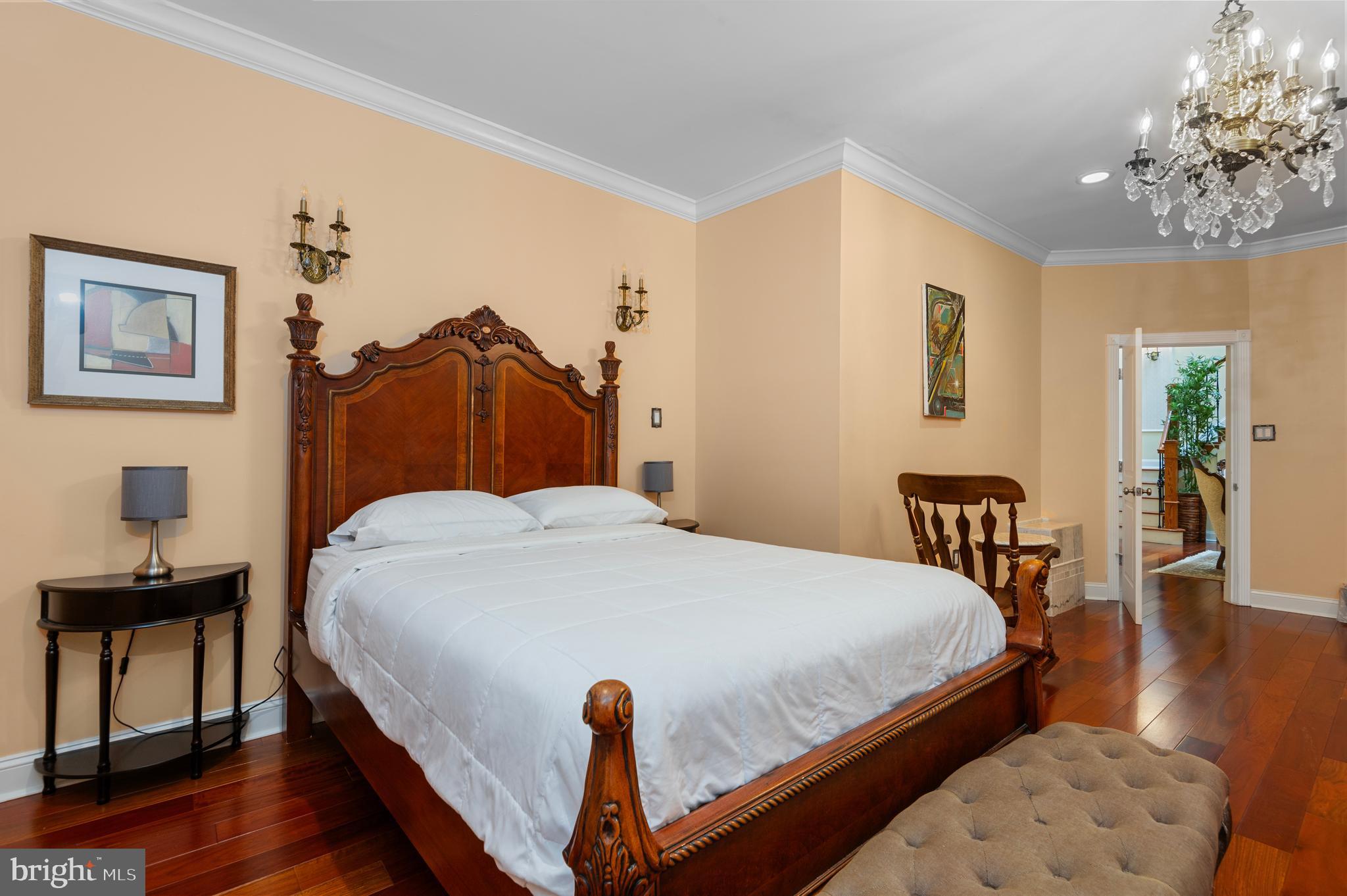 26 Strawberry Street Philadelphia, PA 19106 - Photo 56 of 64 a bedroom with a bed and a table