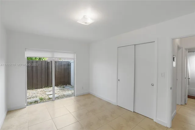 a view of an empty room