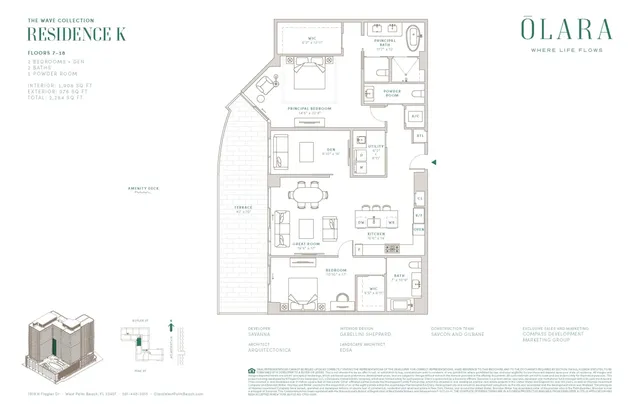 $1,765,000 | 1919 North Flagler Drive, Unit 708, West Palm Beach, FL 33407