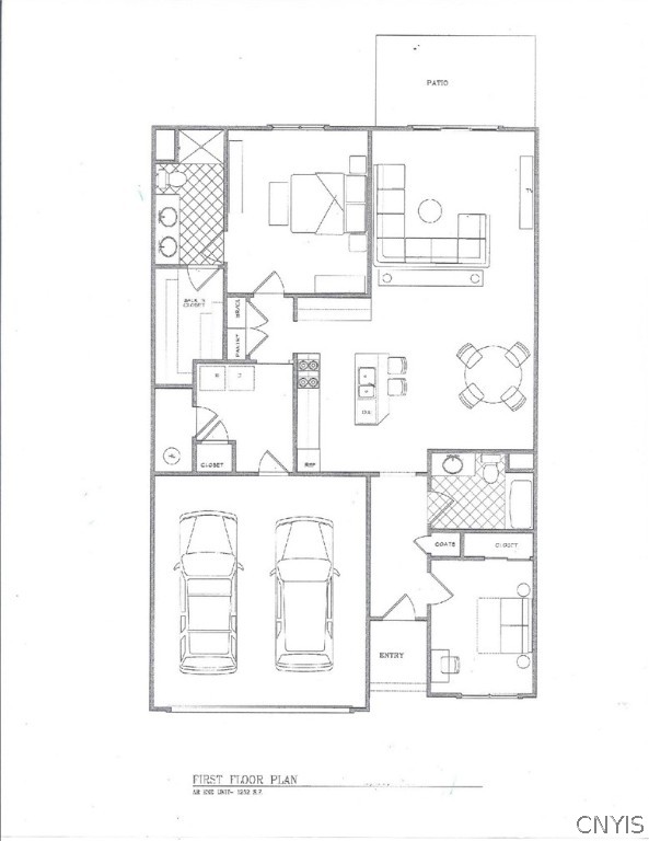 129 Oakcrest Road Lansing, NY 14850 - Photo 46 of 47 end unit floor plan