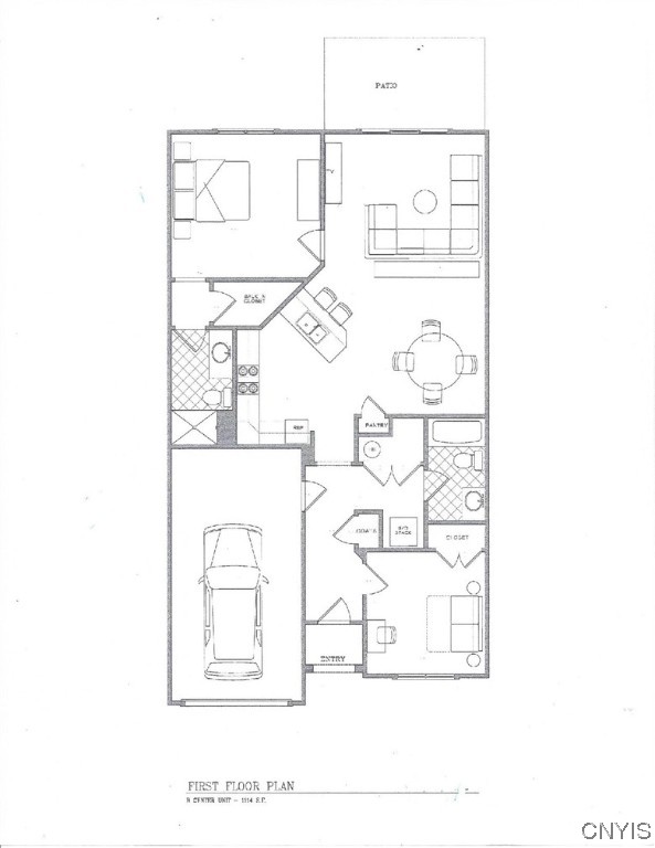 129 Oakcrest Road Lansing, NY 14850 - Photo 47 of 47 center unit floor plan