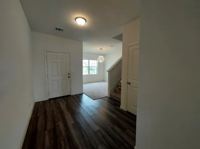 wooden floor in an empty room