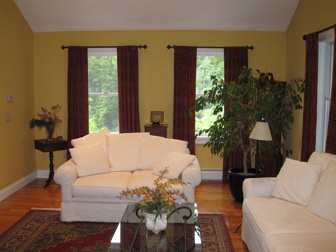 614 W Road Richmond, MA 01254 - Photo 11 of 19 a living room with furniture and a large window