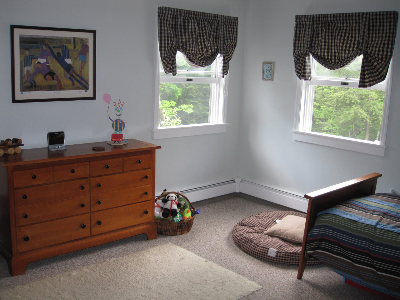 614 W Road Richmond, MA 01254 - Photo 14 of 19 a room with a baby bed baby crib and a window