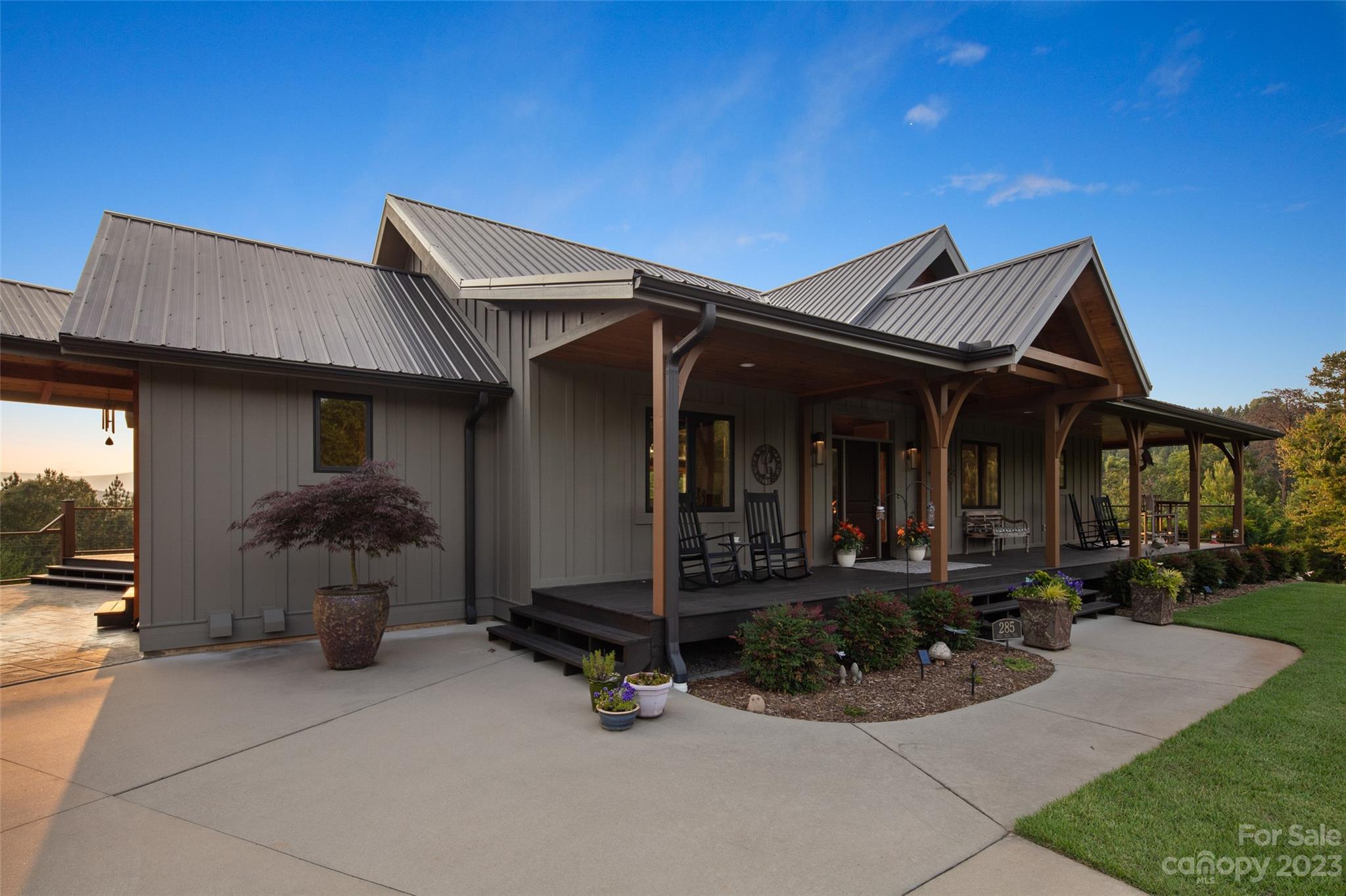 285 Red Tail Trail Mill Spring Mill Spring, NC 28756 - Photo 18 of 48 a front view of a house