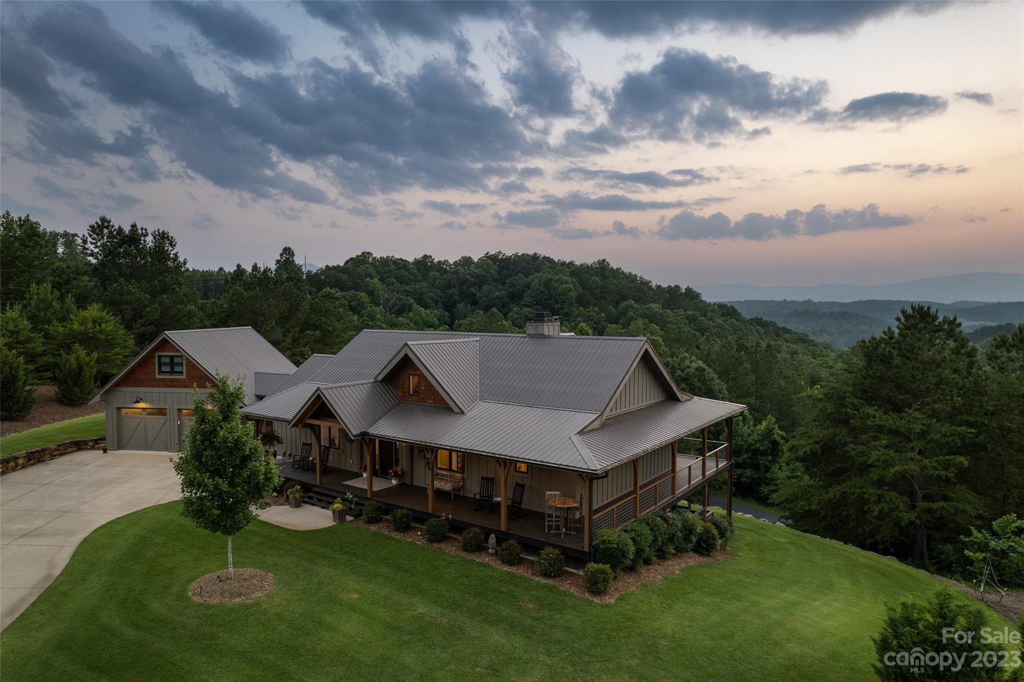 285 Red Tail Trail Mill Spring Mill Spring, NC 28756 - Photo 43 of 48 an aerial view of a house