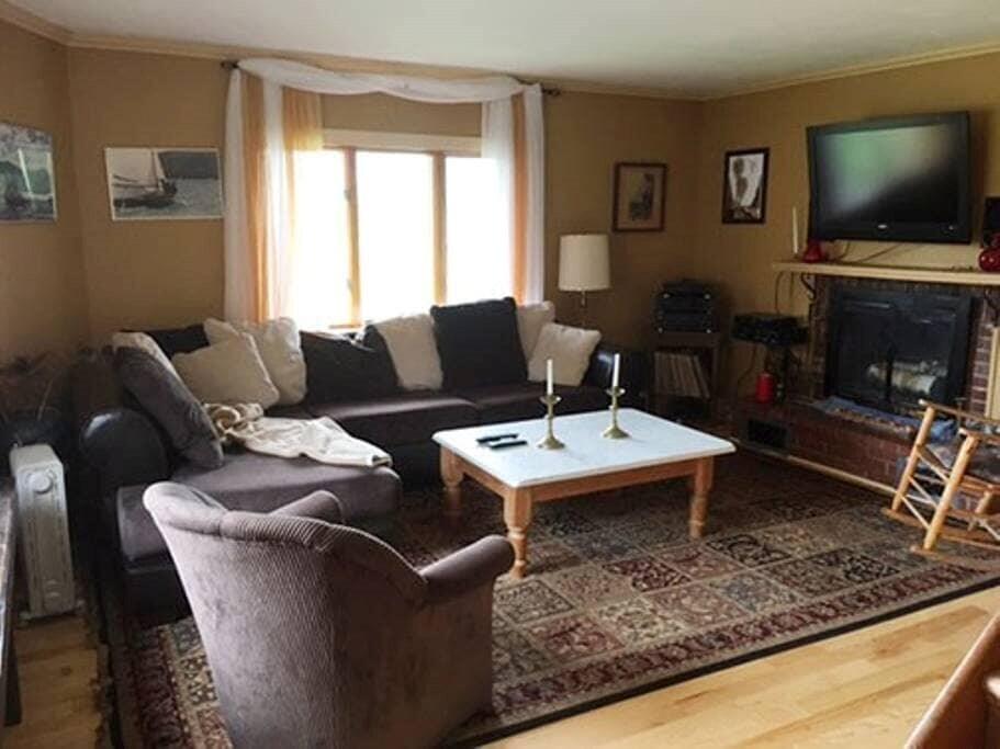 4862 Cascade Road Lake Placid, NY 12946 - Photo 9 of 24 Main House Den - Copy