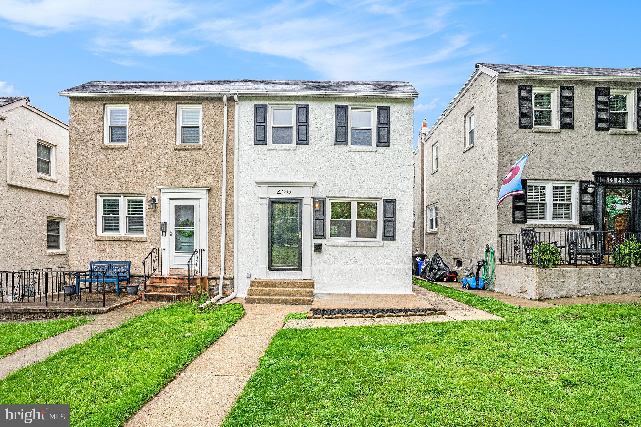 429 East 12th Avenue Conshohocken, PA 19428 - Photo 1 of 34 a front view of a house with a yard