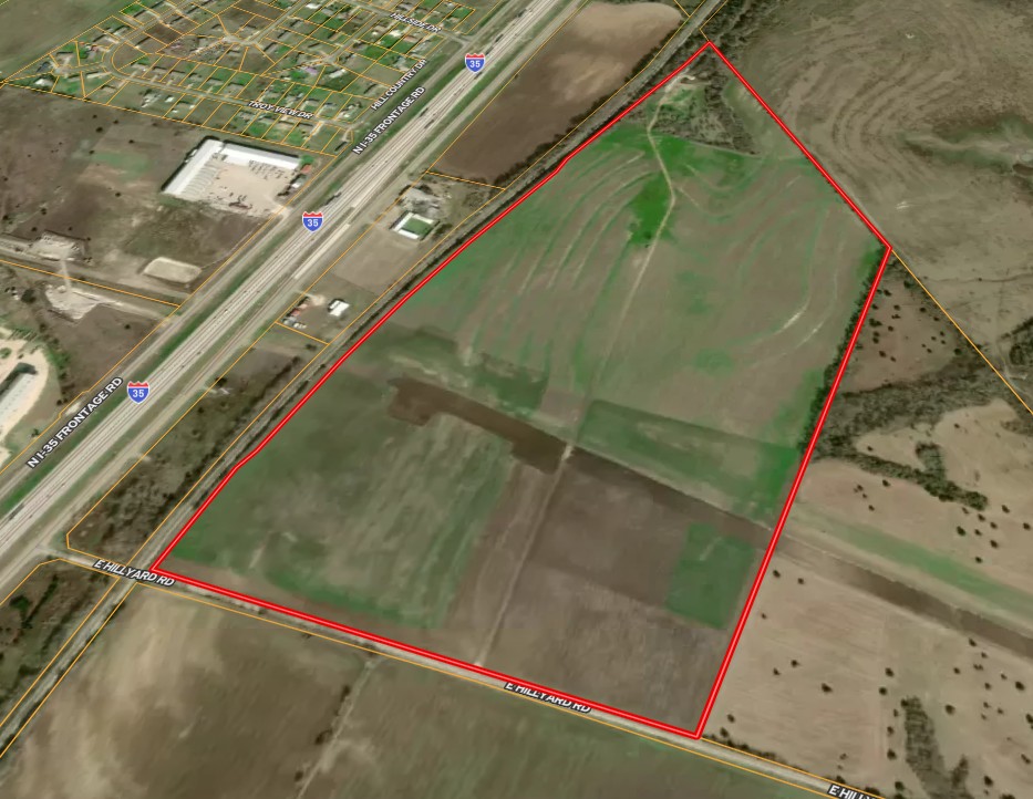 532 East Hillyard Road Troy, TX 76579 - Photo 15 of 16 Map / location featuring property boundaries highlighted