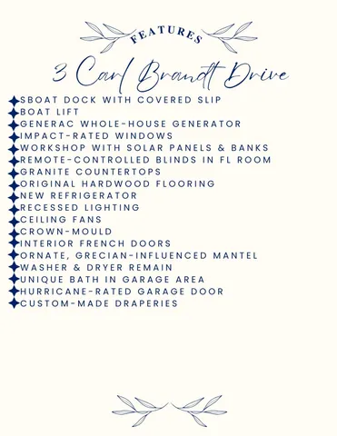 $1,099,000 | 3 Carl Brandt Drive, Shalimar, FL 32579