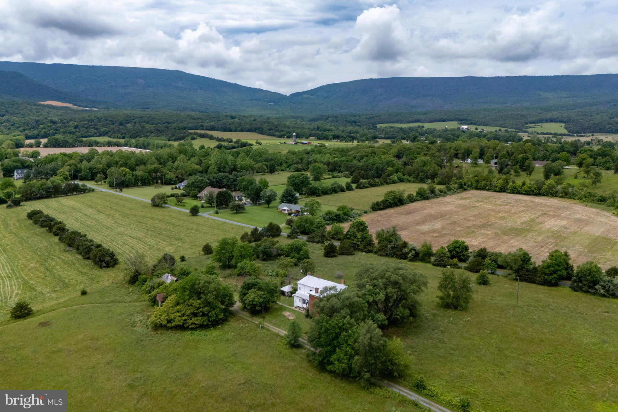 501 South Fork Road Luray, VA 22835 - Photo 65 of 79 an aerial view of a house with a garden