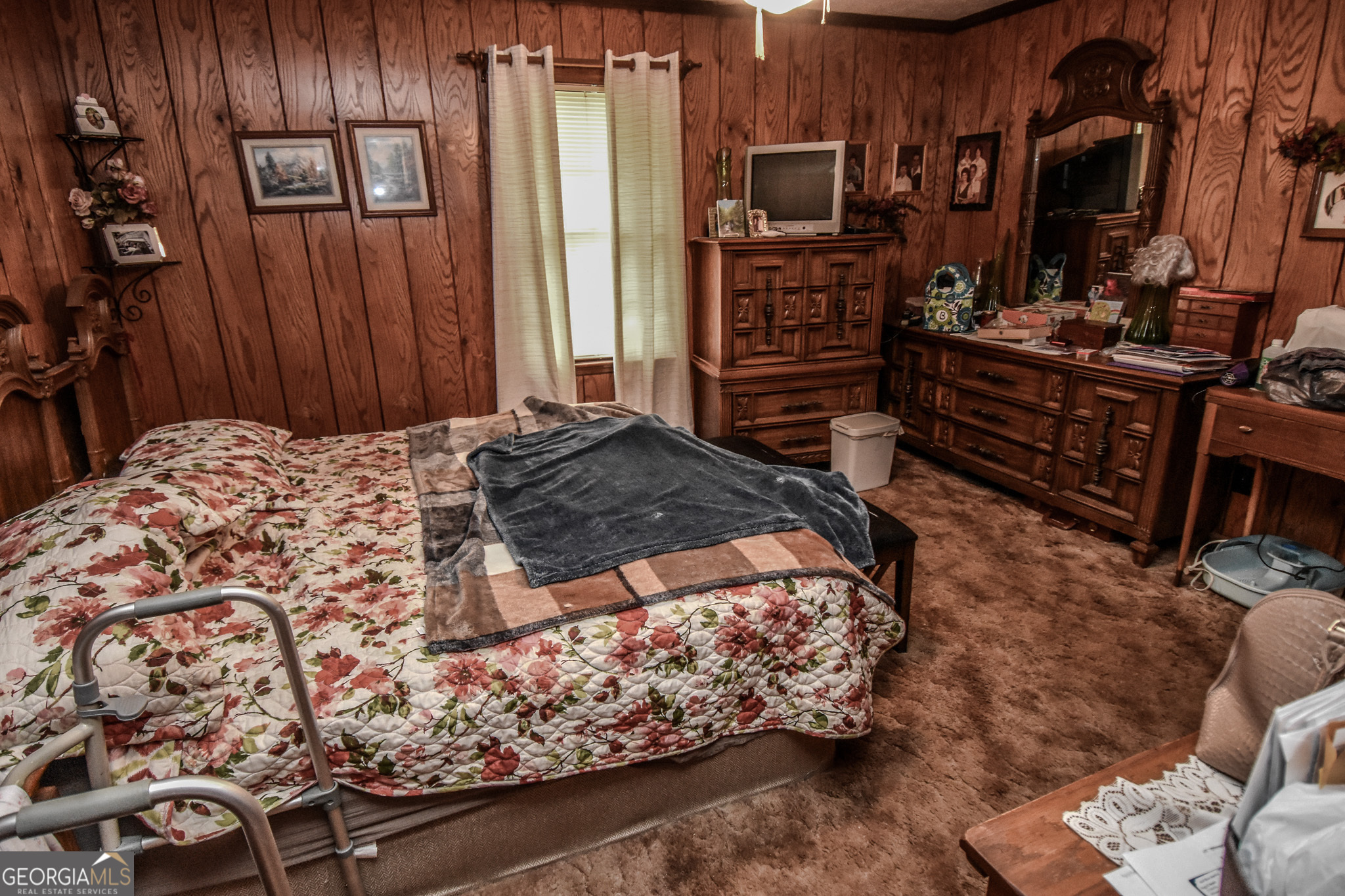 223 Ward Road Williamson, GA 30292 - Photo 47 of 51 a bedroom with a bed and a closet