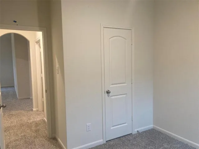 a view of closet area