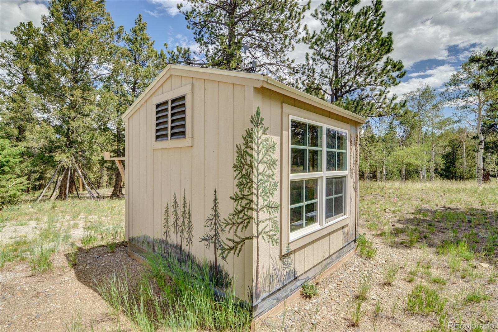 3135 Singletree Road Hartsel, CO 80449 - Photo 29 of 40 a front view of a house with a yard