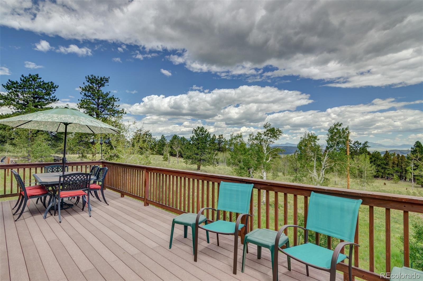 3135 Singletree Road Hartsel, CO 80449 - Photo 38 of 40 a view of a chairs and table on the balcony