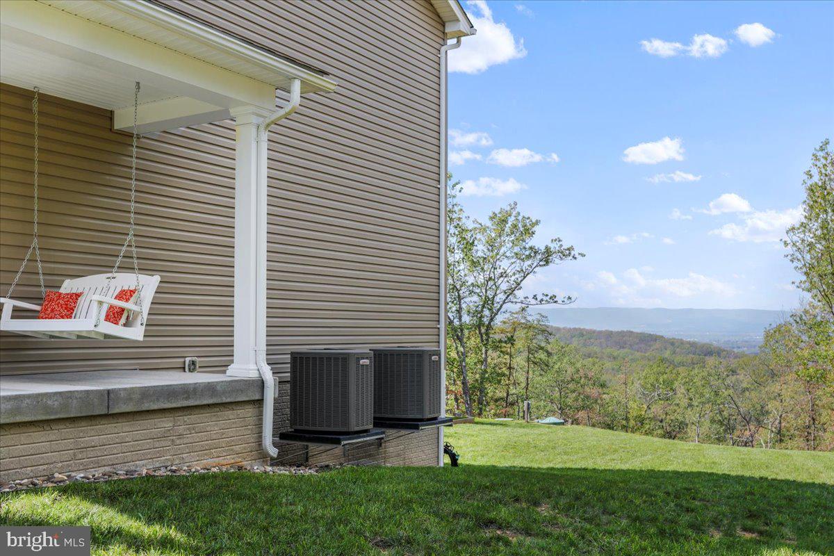 175 Lower View Road Strasburg, VA 22657 - Photo 66 of 100 a view of a backyard with plants and a large tree