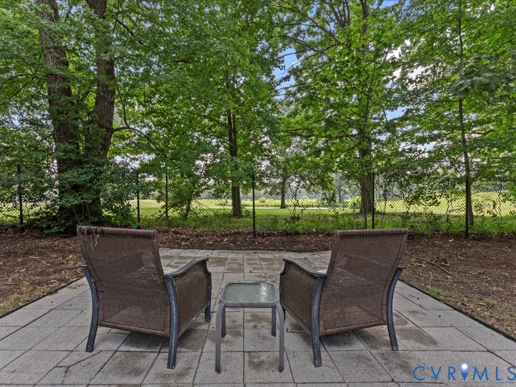 8601 Claypool Road North Chesterfield, VA 23236 - Photo 34 of 35 Patio Overlooking Golf Course