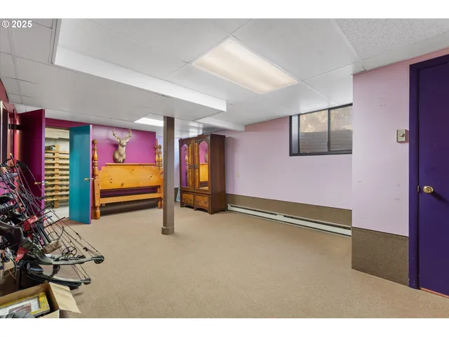 a view of a field with a big yard