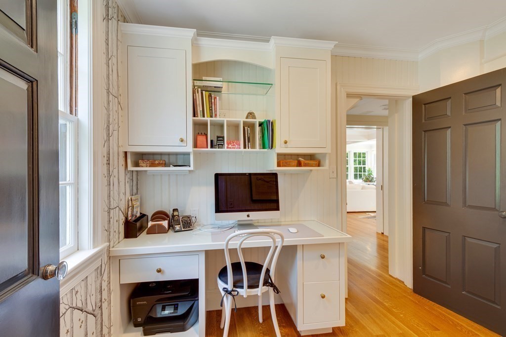 35 Sandy Pond Road Lincoln, MA 01773 - Photo 16 of 40 a view of a kitchen with furniture and wooden floor