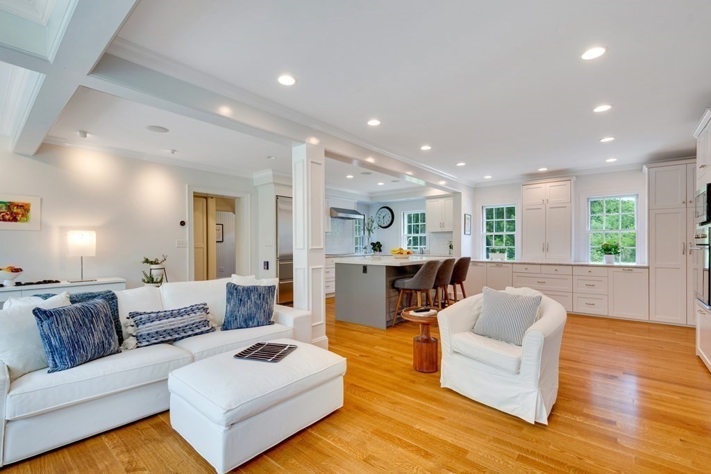 35 Sandy Pond Road Lincoln, MA 01773 - Photo 5 of 40 a living room with furniture and a wooden floor