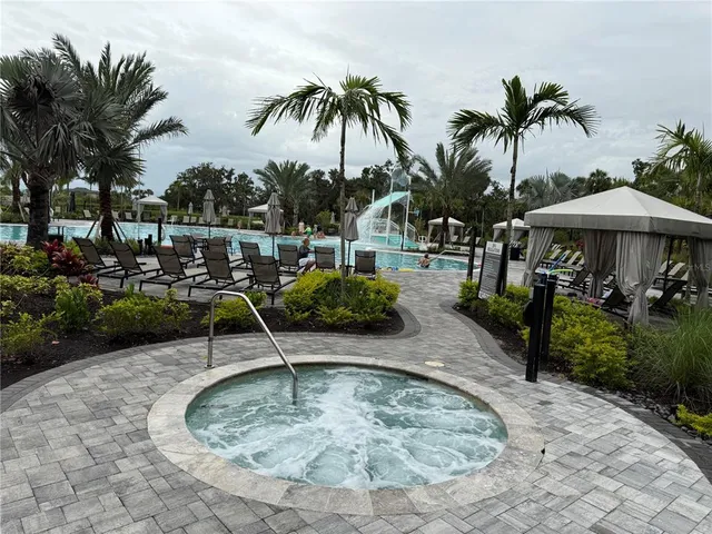a kitchen with counter top space cabinets and outdoor space
