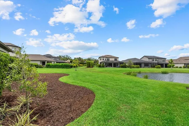 a view of a green field