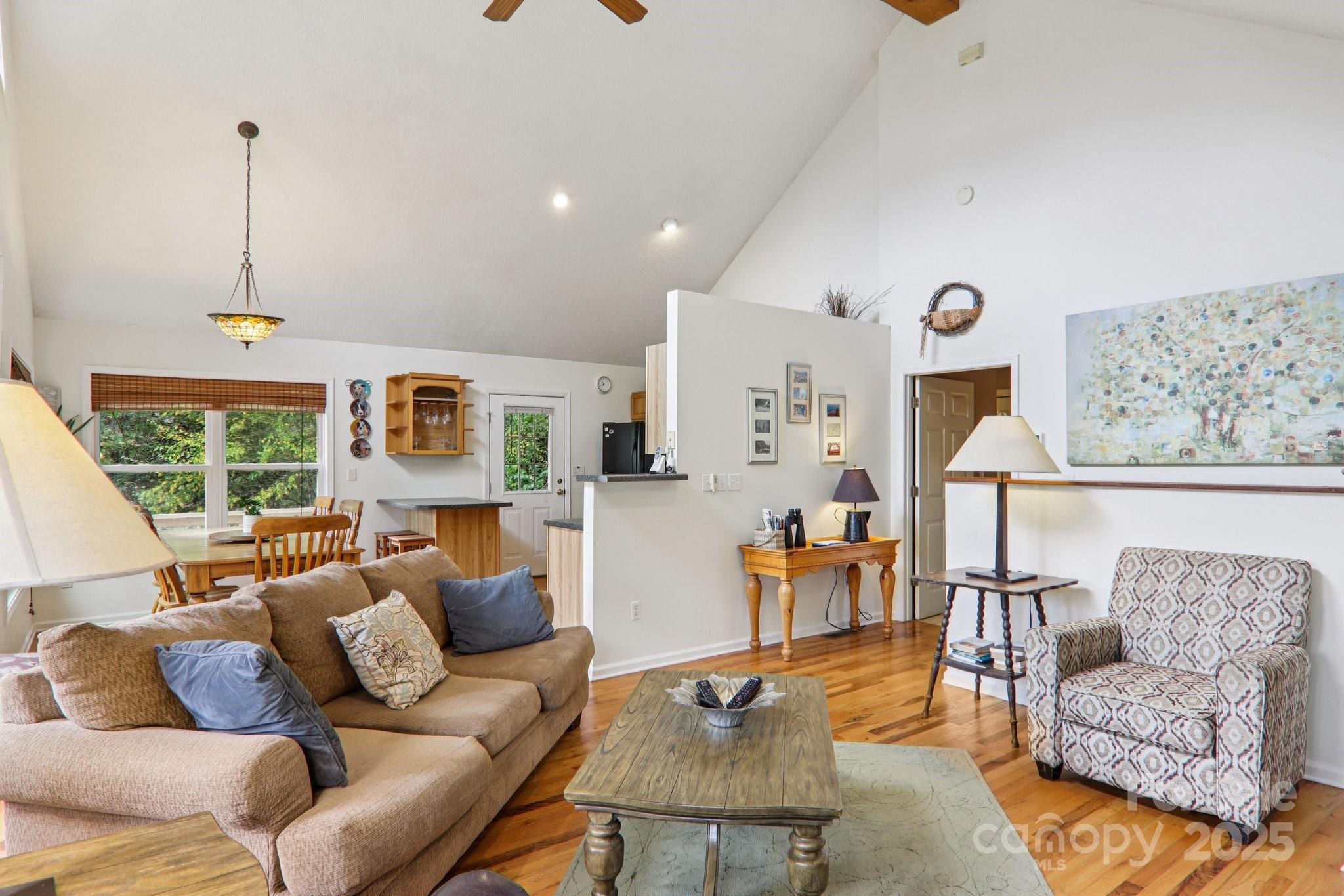 311 Jacks Knob Road Barnardsville, NC 28709 - Photo 17 of 48 a living room with furniture and a wooden floor