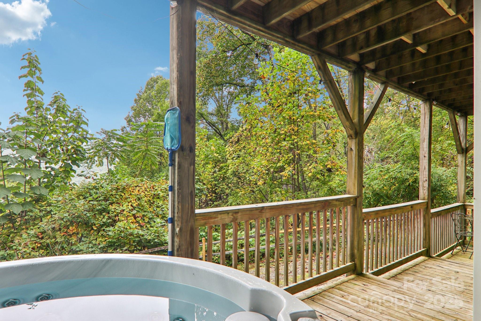 311 Jacks Knob Road Barnardsville, NC 28709 - Photo 45 of 48 a view of a balcony with lake view