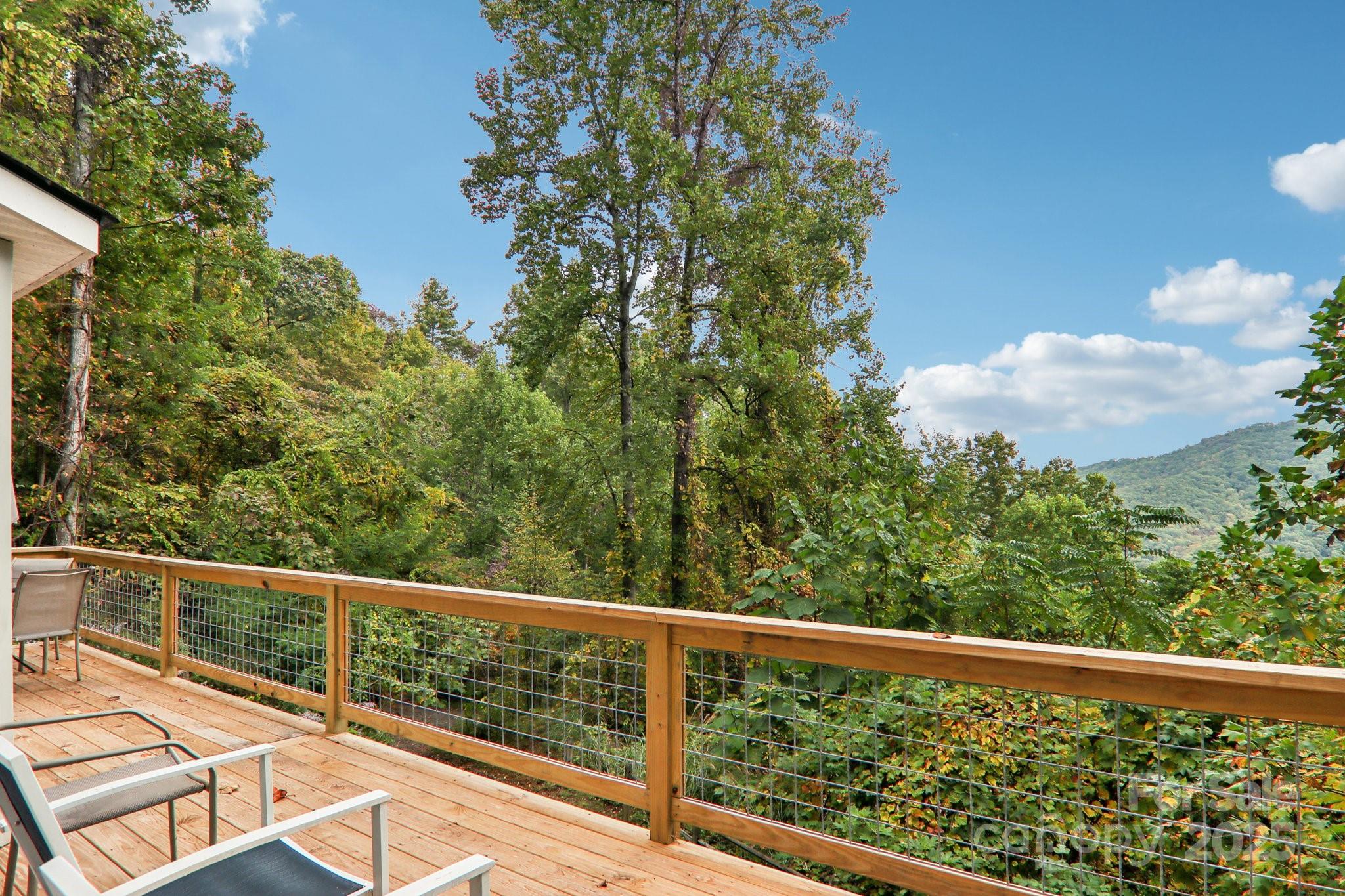 311 Jacks Knob Road Barnardsville, NC 28709 - Photo 9 of 48 a view of a balcony with a tree