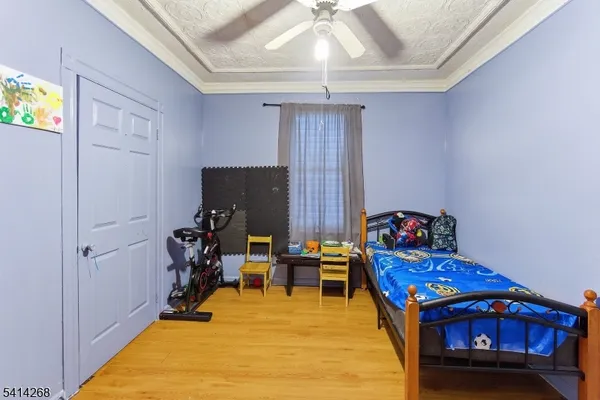 a room with furniture and a table