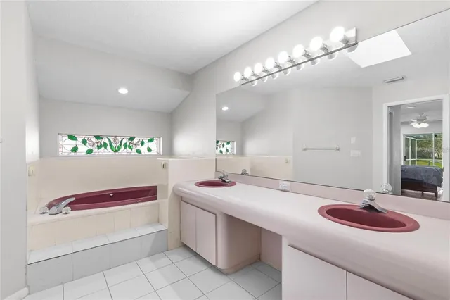 a utility room with cabinets