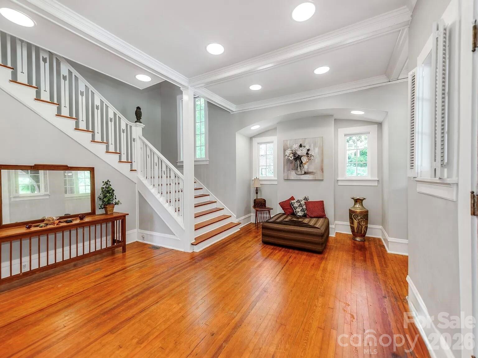 128 West End Street Chester, SC 29706 - Photo 3 of 40 a living room with furniture and a wooden floor