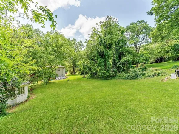 a view of yard with green space
