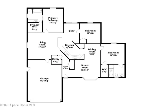 $2,085 | 6054 Cardiff Avenue, Cocoa, FL 32927