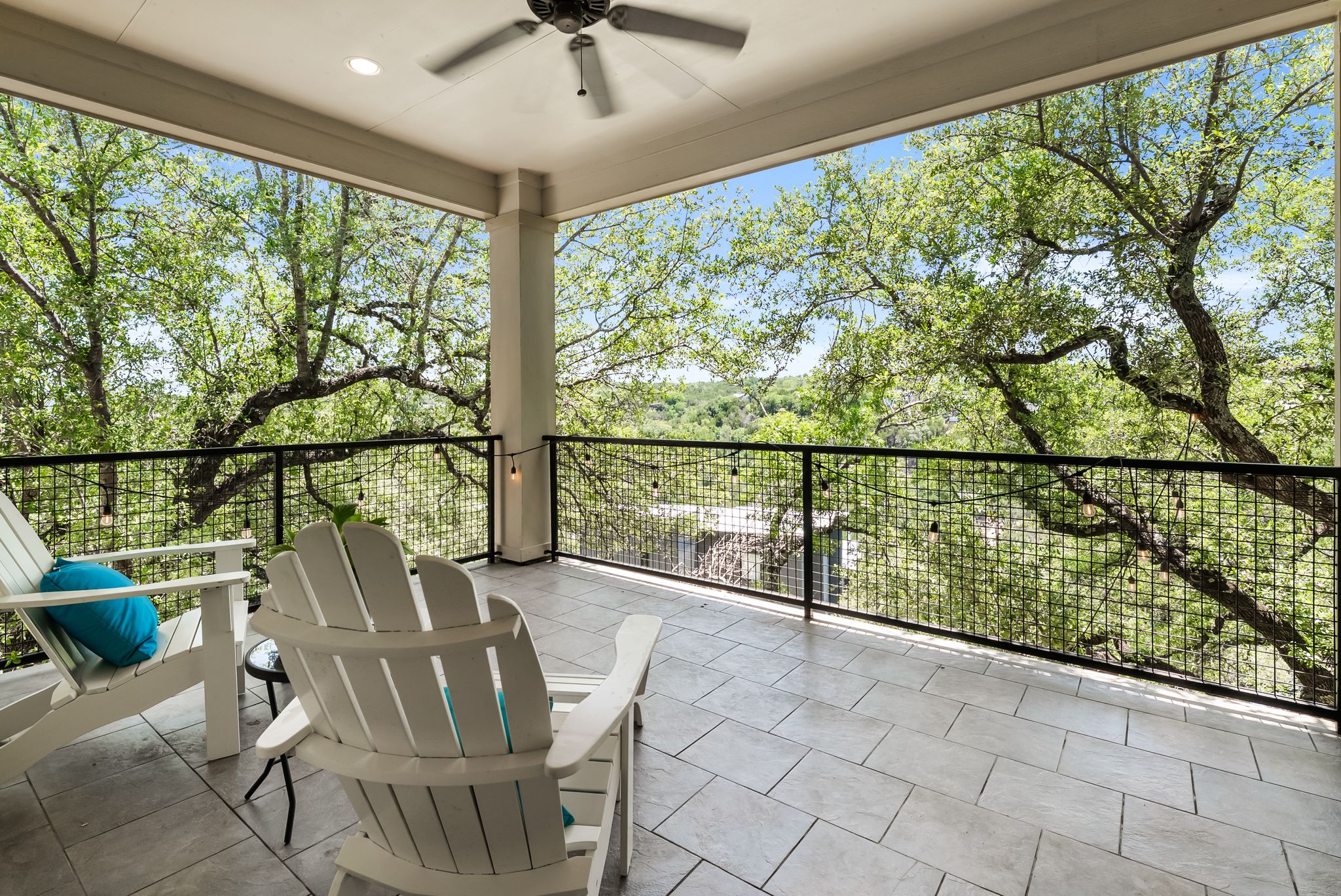 14213 Red Feather Trail Austin, TX 78734 - Photo 30 of 39 a view of balcony with furniture