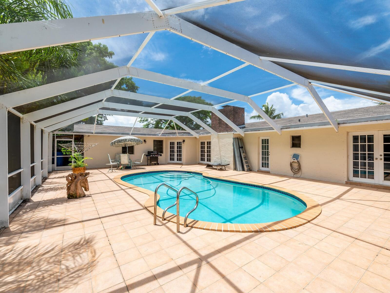 17640 Southwest 52nd Court Southwest Ranches, FL 33331 - Photo 8 of 90 DOMED SCREENED PATIO & POOL