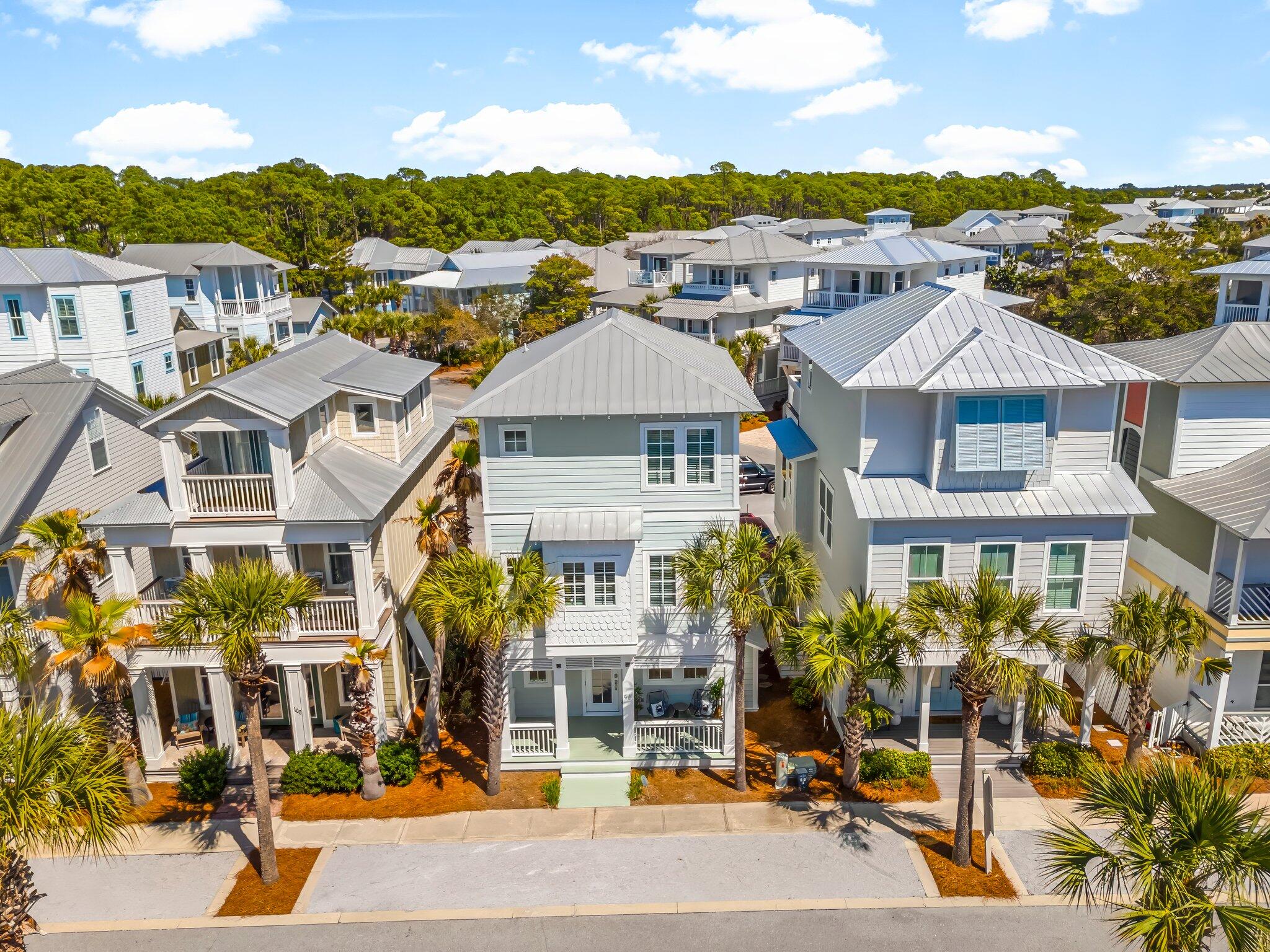 98 East Blue Crab Loop Inlet Beach, FL 32461 - Photo 35 of 74 a view of a city with lots of houses