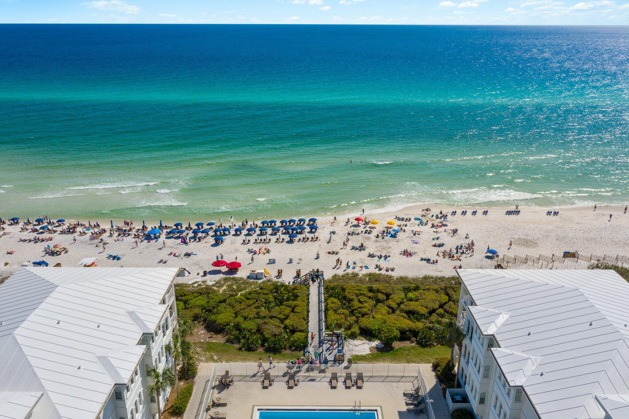 98 East Blue Crab Loop Inlet Beach, FL 32461 - Photo 63 of 74 a view of a terrace with a yard