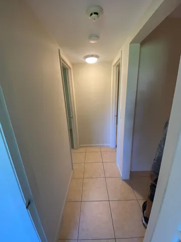 a view of lake with green space