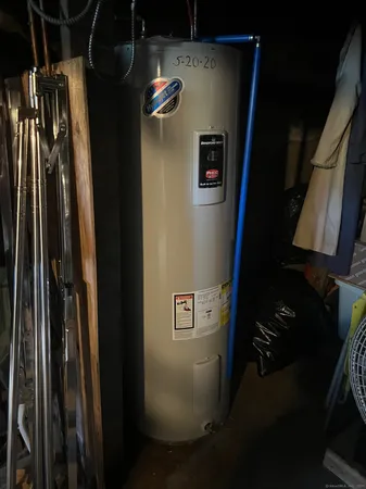 a view of water heater room