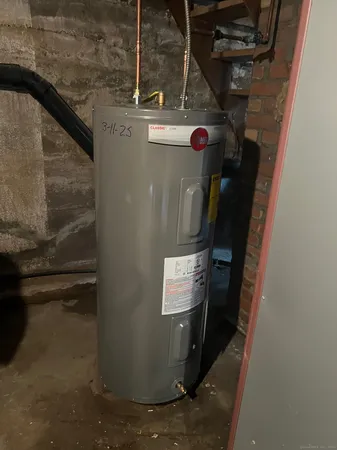 a view of water heater room