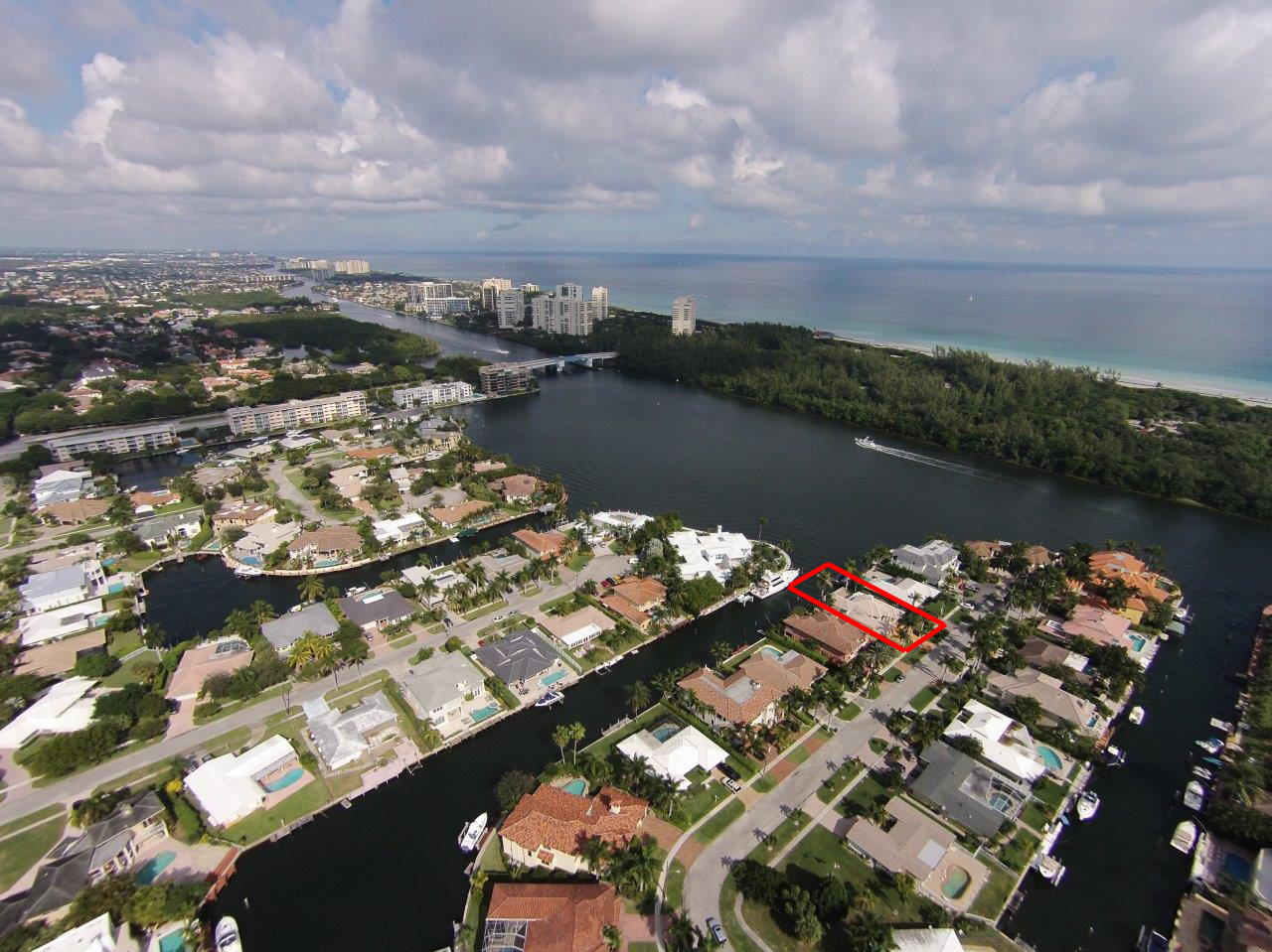 821 Northeast 35th Street Boca Raton, FL 33431 - Photo 1 of 37 Aerial View to the Atlantic