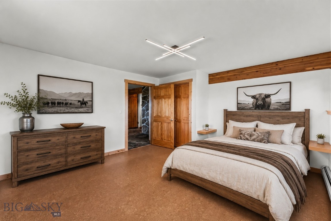 755 Coffee Creek Road Bozeman, MT 59715 - Photo 66 of 92 Lower level bedroom - virtually staged