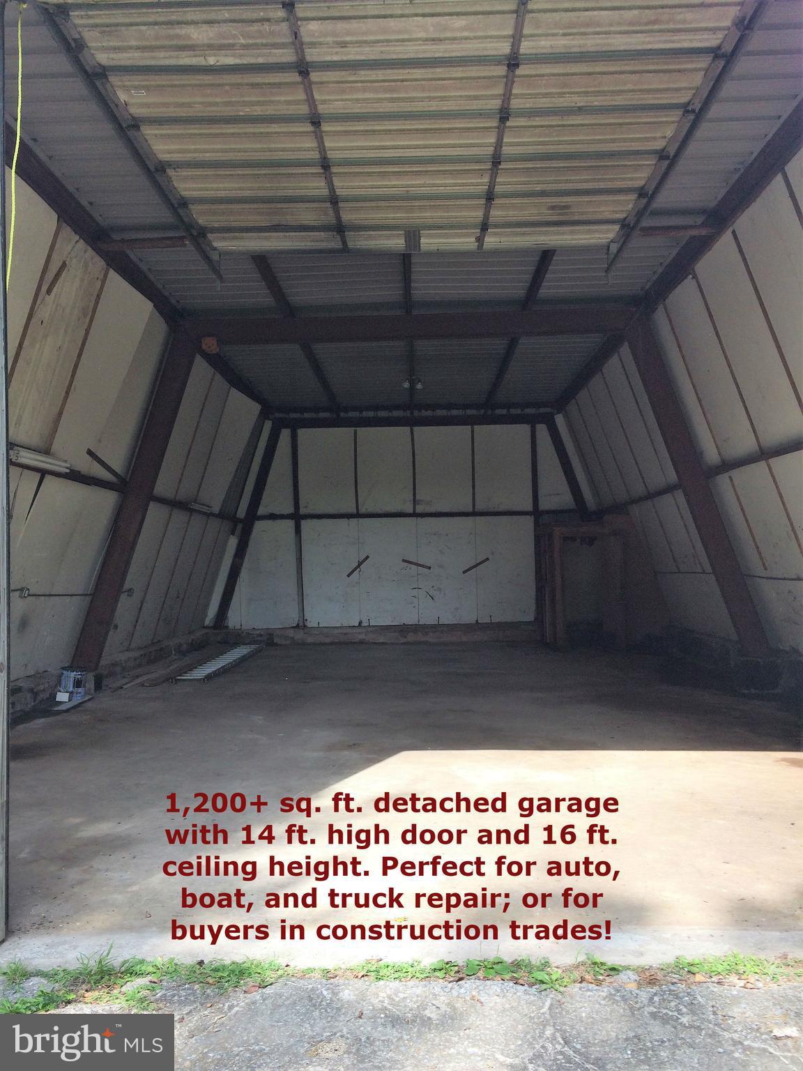 720 West Watersville Road Mount Airy, MD 21771 - Photo 30 of 30 Huge garage previously used for trucking business