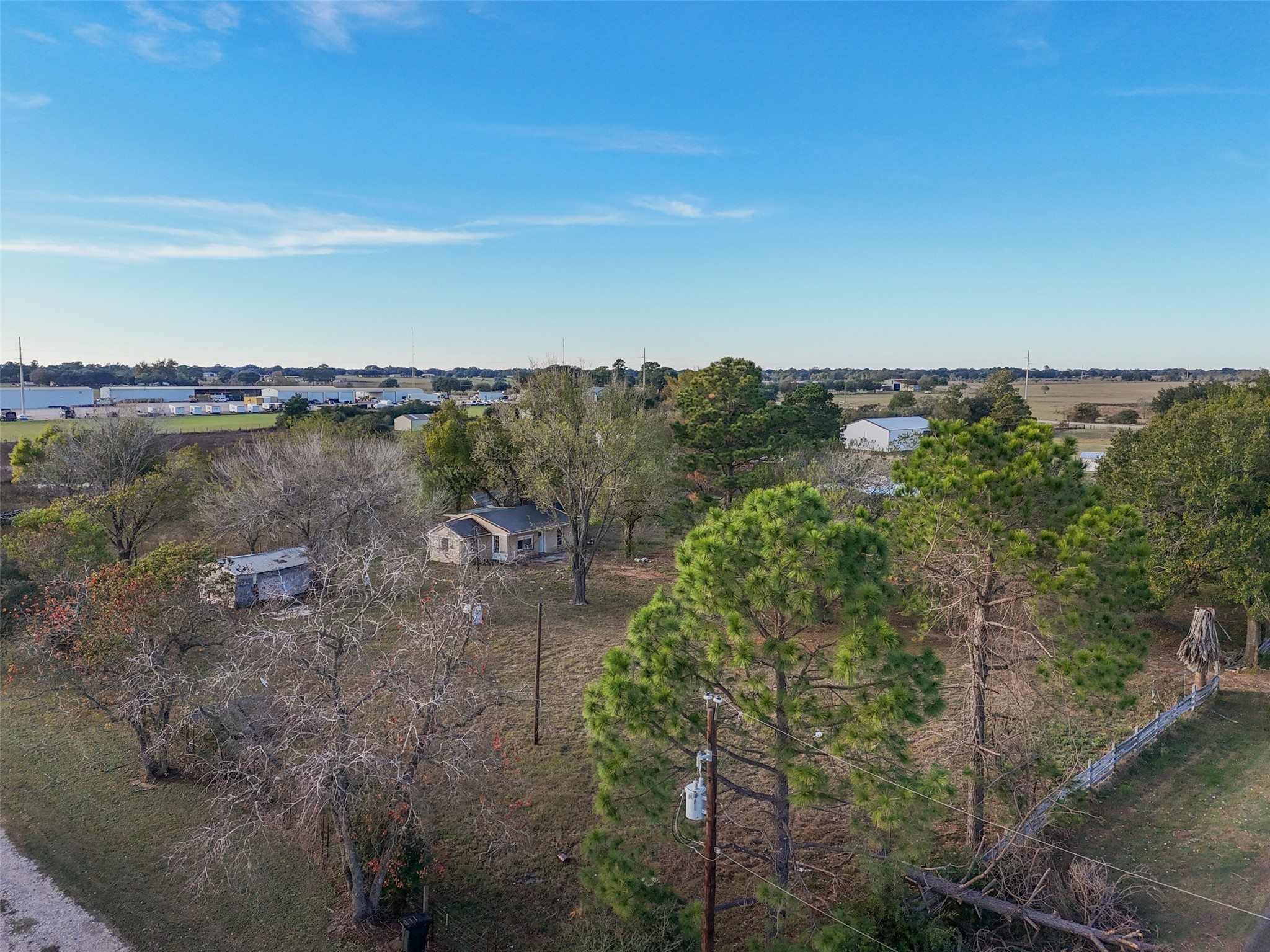 19703 Frey Road Pine Island, TX 77445 - Photo 7 of 18 an aerial view of mountain with lake view