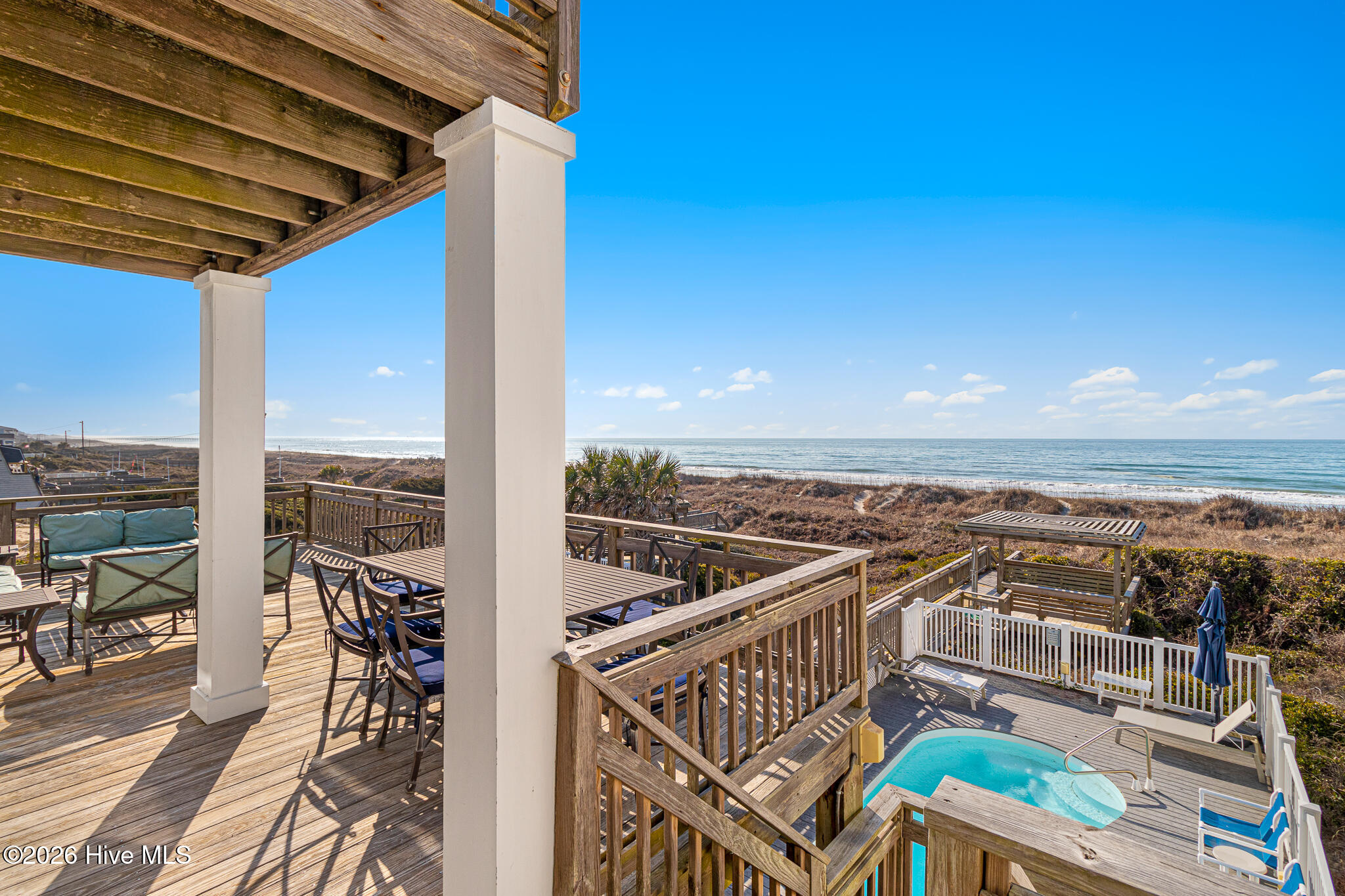 107 Ocean Ridge Drive Atlantic Beach, NC 28512 - Photo 42 of 63 Deck with Ocean Views