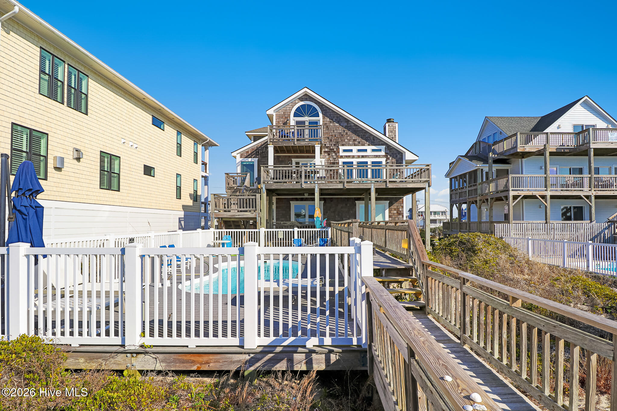 107 Ocean Ridge Drive Atlantic Beach, NC 28512 - Photo 43 of 63 Deck with Ocean Views